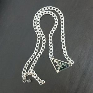 Triangular Prada necklace